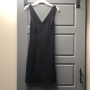 Dress with crisscrossing in back